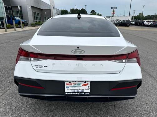 White 2024 Hyundai ELANTRA SEL