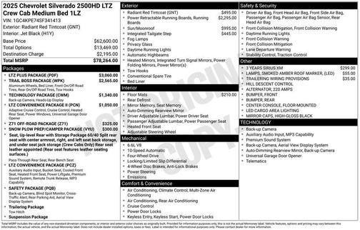 2025 Chevrolet Silverado 2500 LTZ