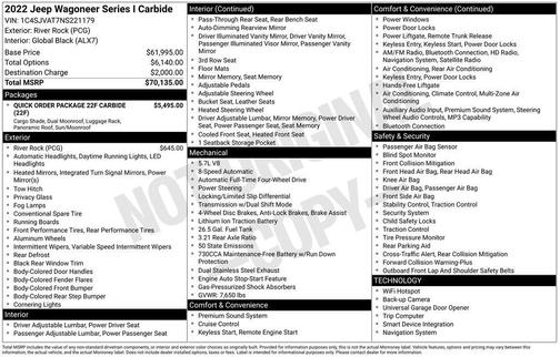 2022 Jeep Wagoneer Series I