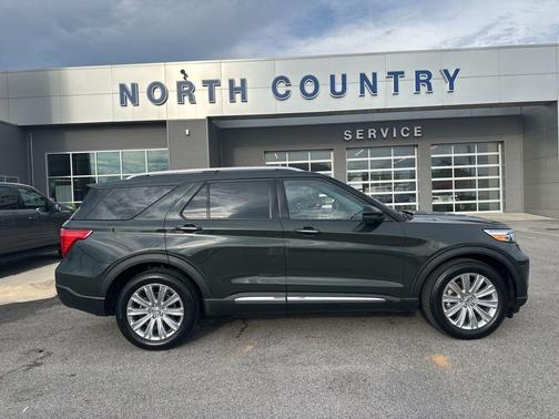 Forged Green Metallic 2023 Ford Explorer Limited