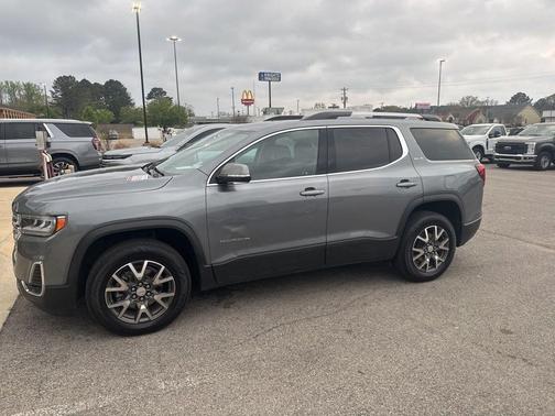 Satin Steel Metallic 2022 GMC Acadia SLE