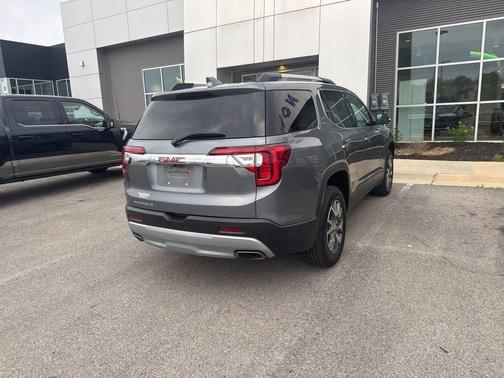 Satin Steel Metallic 2022 GMC Acadia SLE