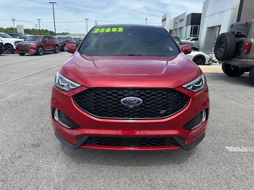 Red 2020 Ford Edge ST