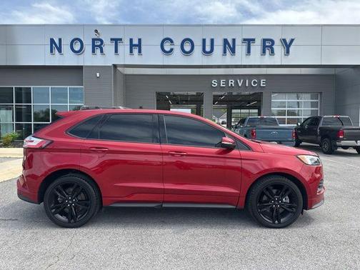 Red 2020 Ford Edge ST