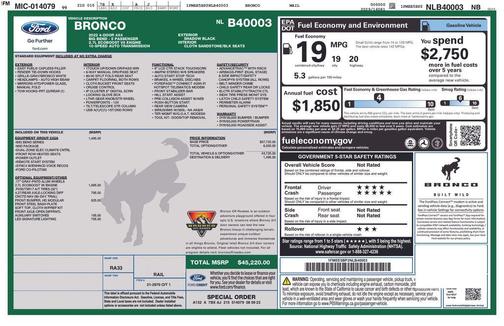 2022 Ford Bronco Big Bend