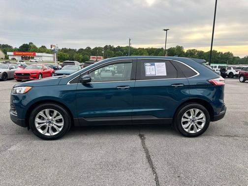 Green Metallic 2020 Ford Edge Titanium