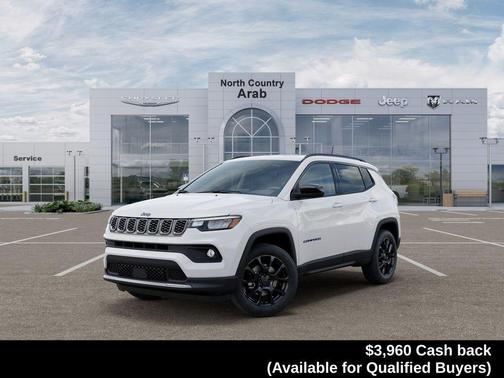 Bright White Clearcoat 2026 Jeep Compass Latitude