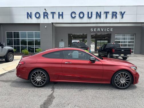 Red 2022 Mercedes-Benz C-Class C 300 4MATIC