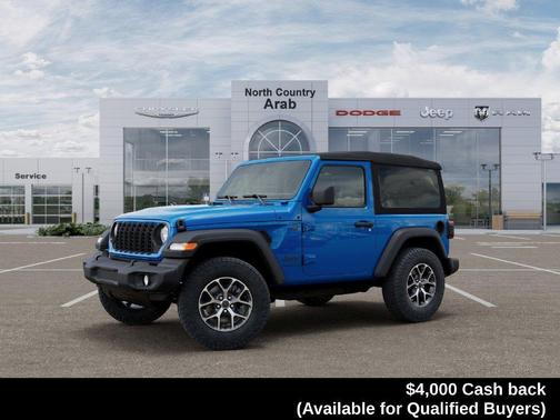 Hydro Blue Pearl 2026 Jeep Wrangler Sport