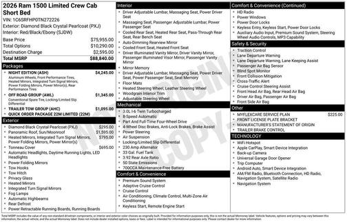 2026 RAM 1500 Limited