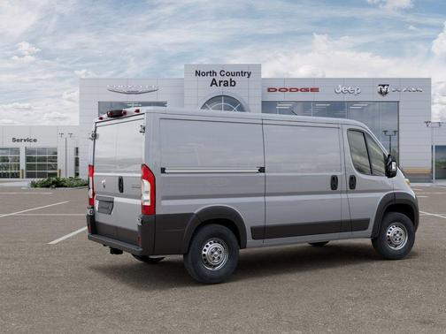 Bright Silver Clearcoat Metallic 2025 RAM ProMaster 1500 Low Roof