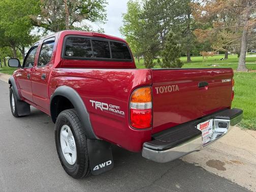 Maroon 2004 Toyota Tacoma Double Cab