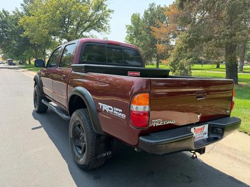 Maroon 2003 Toyota Tacoma Double Cab