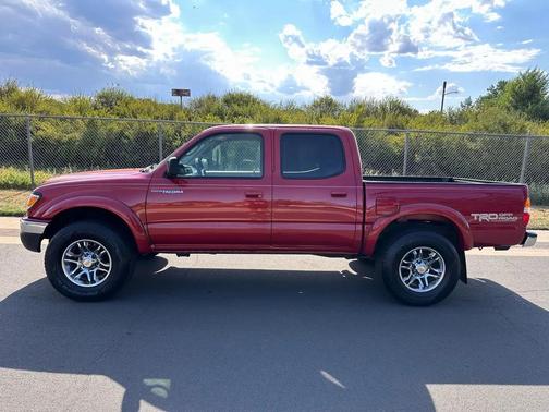 Maroon 2004 Toyota Tacoma Double Cab