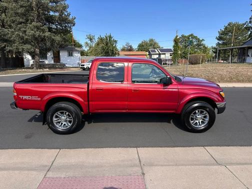 Maroon 2004 Toyota Tacoma Double Cab