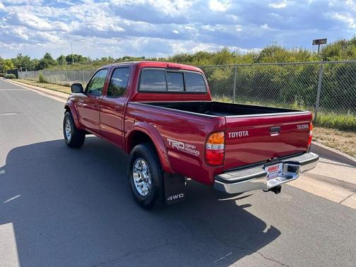 Maroon 2004 Toyota Tacoma Double Cab