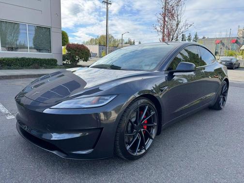 Stealth Grey 2024 Tesla Model 3 Performance