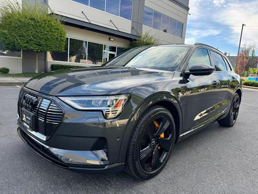 Gray 2022 Audi e-tron Premium Plus