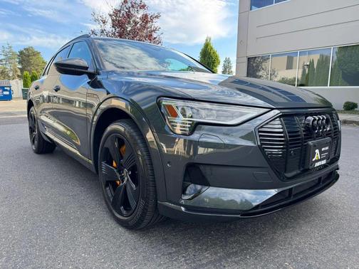 Gray 2022 Audi e-tron Premium Plus