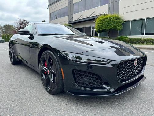 Black 2023 Jaguar F-TYPE P450 RWD Automatic