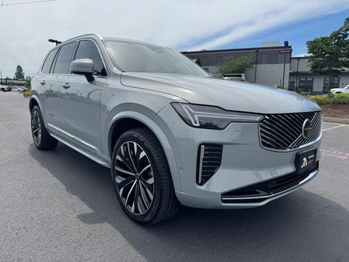Vapour Grey Metallic 2026 Volvo XC90 Plug-In Hybrid Plus, T8 AWD, Electric/Gasoline, Bright, 7 Seats