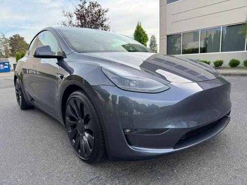 Gray 2023 Tesla Model Y Performance Dual Motor All-Wheel Drive
