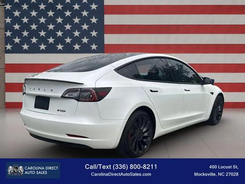 Pearl White Multi-Coat 2021 Tesla Model 3 Performance