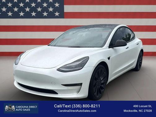 Pearl White Multi-Coat 2021 Tesla Model 3 Performance
