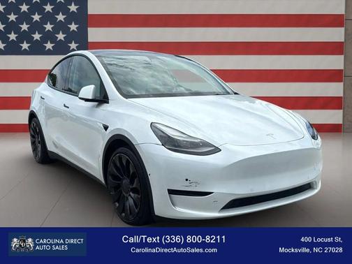 Pearl White Multi-Coat 2022 Tesla Model Y Performance Dual Motor All-Wheel Drive