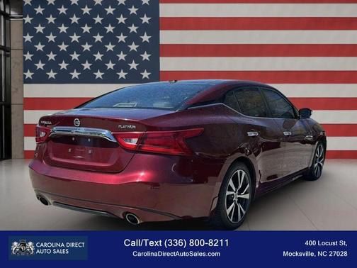 Burgundy 2016 Nissan Maxima 3.5 Platinum