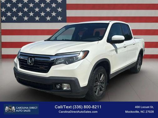White Diamond Pearl 2018 Honda Ridgeline Sport