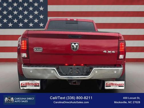 2018 RAM 3500 Laramie Mega Cab 4x4 6'4' Box