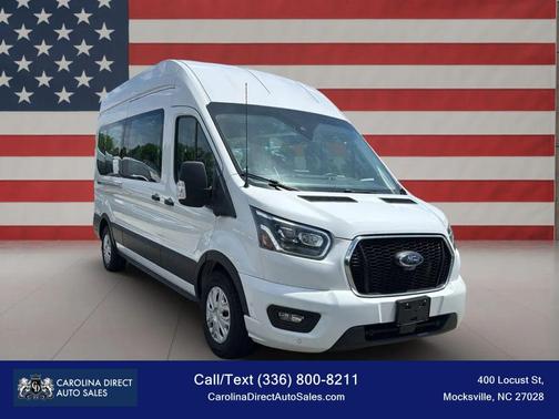 Oxford White 2023 Ford Transit-350 XLT