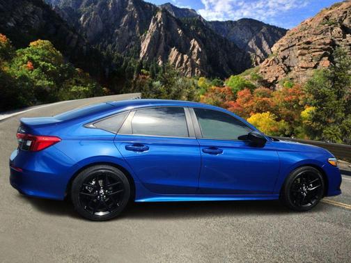 Blue 2024 Honda Civic Sport