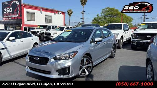 Ice Silver Metallic 2018 Subaru Impreza 2.0i Sport