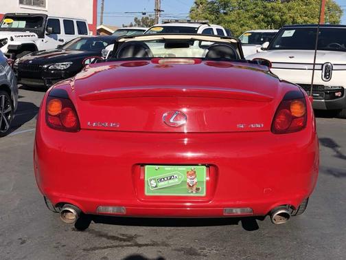 Absolutely Red 2002 Lexus SC 430 Base