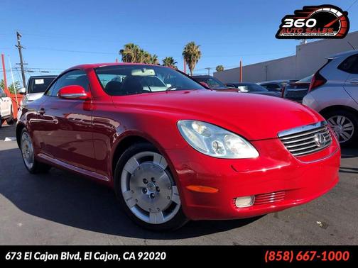 Absolutely Red 2002 Lexus SC 430 Base