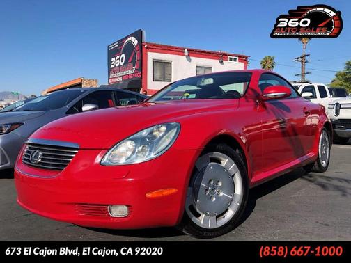Absolutely Red 2002 Lexus SC 430 Base