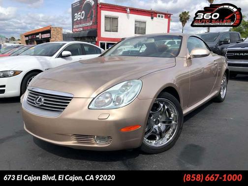 Egyptian Sand Pearl 2003 Lexus SC 430 Base
