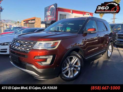 Bronze Fire Metallic Tinted Clearcoat 2016 Ford Explorer Limited