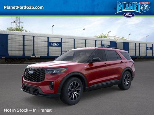 Red Metallic 2026 Ford Explorer ST-Line