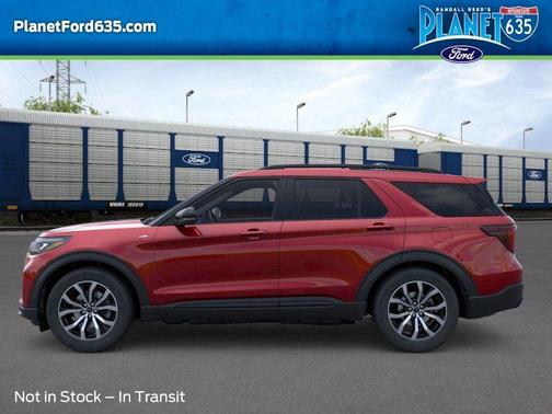 Red Metallic 2026 Ford Explorer ST-Line
