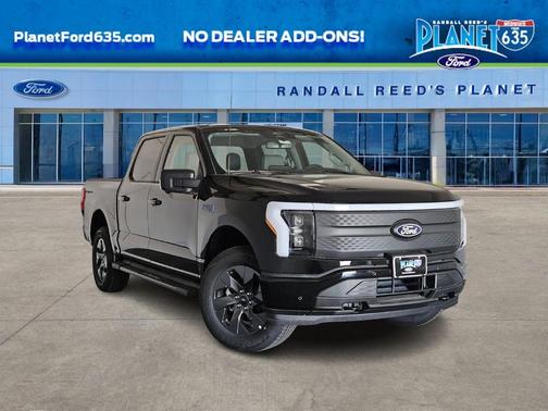 Black Metallic 2025 Ford F-150 Lightning Flash