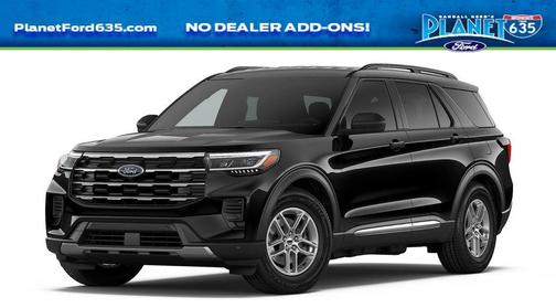 Black 2026 Ford Explorer Active