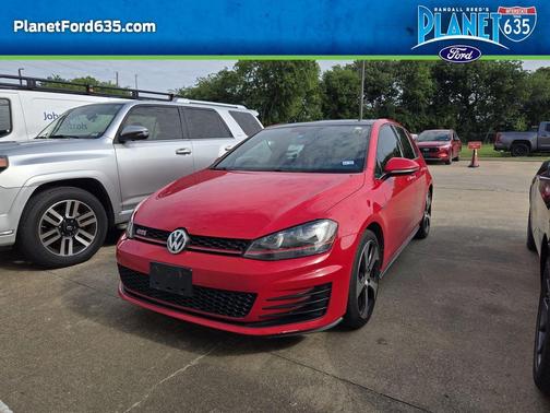 Tornado Red 2016 Volkswagen Golf GTI Autobahn w/ Performance 4-Door