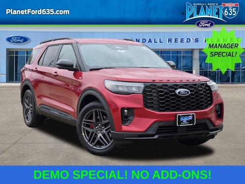 Red Metallic 2026 Ford Explorer ST-Line