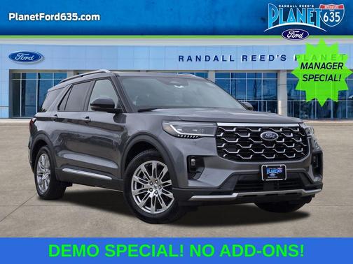 Gray Metallic 2026 Ford Explorer Platinum