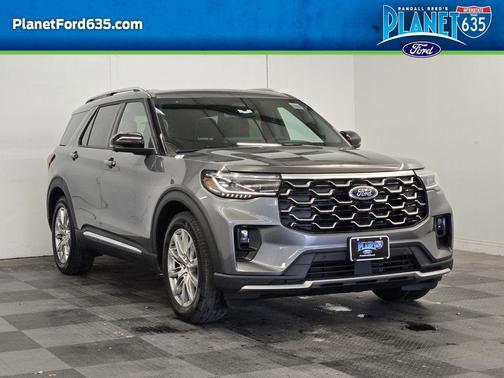 Gray Metallic 2026 Ford Explorer Platinum