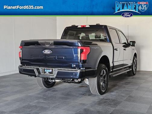 Blue Metallic 2025 Ford F-150 Lightning Flash