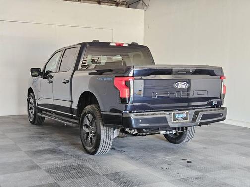 Blue Metallic 2025 Ford F-150 Lightning Flash